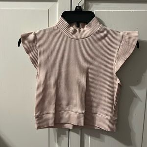Light pink crop top
